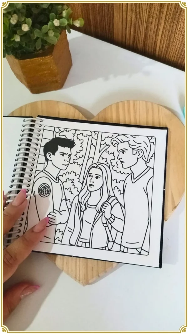 Arquivo Digital LIVRO DE COLORIR CREPÚSCULO 02 - Imagem 5