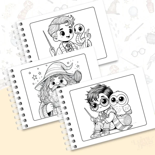 Arquivo Digital LIVRO DE COLORIR HARRY POTTER 03 - Imagem 5