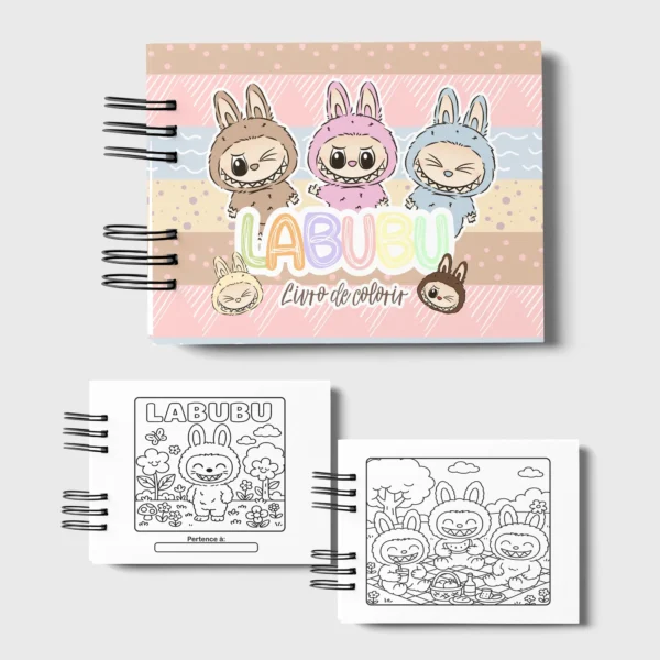 Arquivo Digital LIVRO DE COLORIR LABUBU 01 - Imagem 5