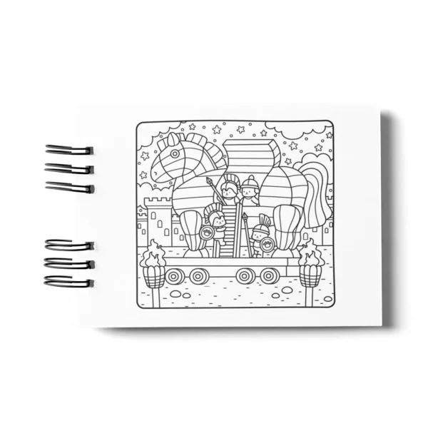 Arquivo Digital LIVRO DE COLORIR MOMENTOS DA MITOLOGIA 01 - Imagem 5