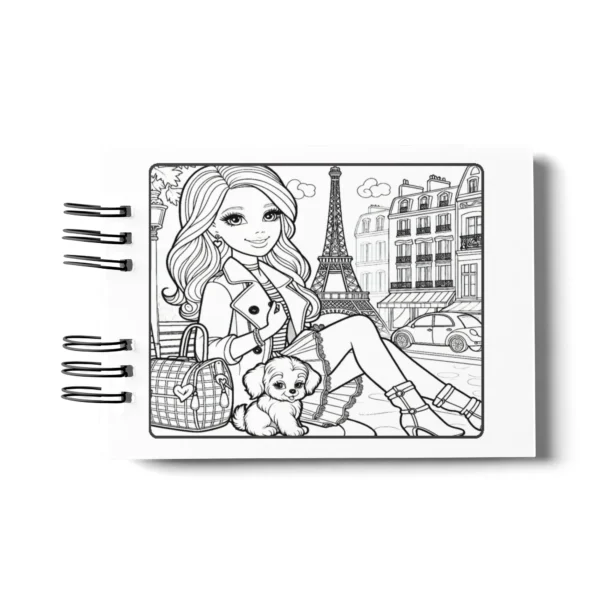 Arquivo Digital LIVRO DE COLORIR BARBIE 01 - Imagem 6