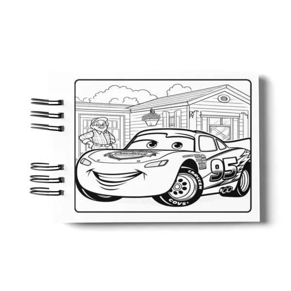 Arquivo Digital LIVRO DE COLORIR CARROS DISNEY 01 - Imagem 6