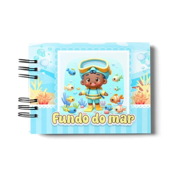 Arquivo Digital LIVRO DE COLORIR FUNDO DO MAR 02 - Imagem 6