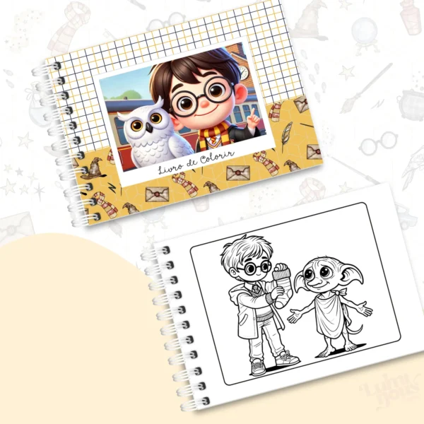 Arquivo Digital LIVRO DE COLORIR HARRY POTTER 03 - Imagem 6