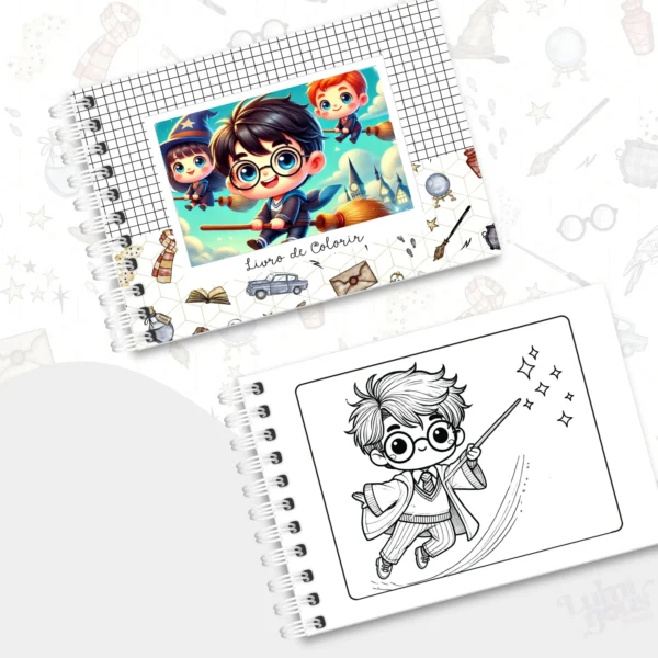 Arquivo Digital LIVRO DE COLORIR HARRY POTTER 03 - Imagem 7