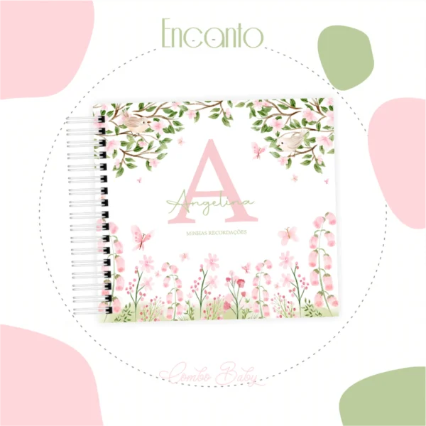 Arquivo Digital CADERNETA DE VACINA FLORAL ENCANTO 1 - Imagem 5