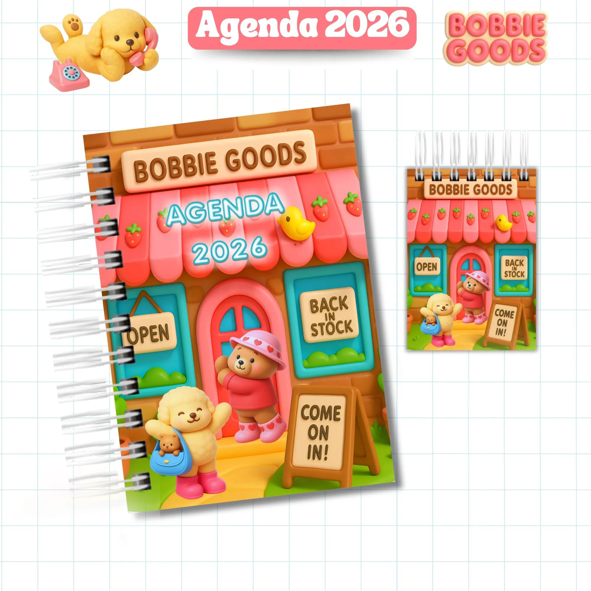 Arquivo Digital AGENDA BOBBIE GOODS 2 - 2026