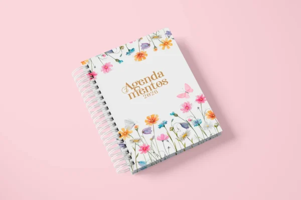 Arquivo Digital AGENDAMENTOS FLORAL COLOR 1 - 2026