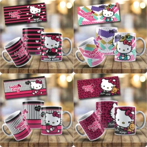 Arquivo Digital SUBLIMAÇÃO CANECAS HELLO KITTY 1
