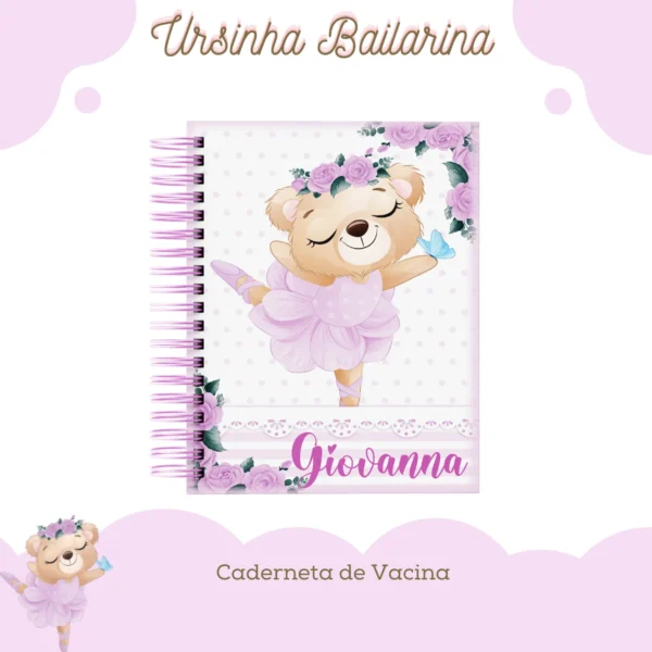 CADERNETA DE VACINA URSINHA BAILARINA  03