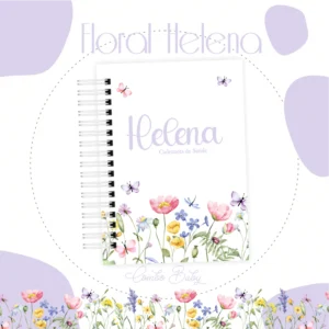 Arquivo Digital CADERNETA DE VACINA FLORAL LILÁS 16
