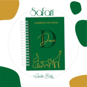 Arquivo Digital CADERNETA DE VACINA SAFARI CLEAN VERDE 1