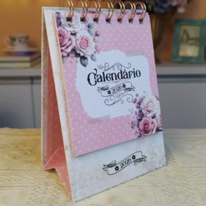 Arquivo Digital CALENDÁRIOS VINTAGE ROSA 1 - 2026