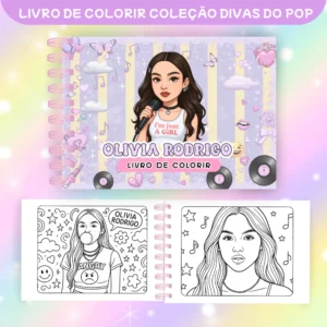 Arquivo Digital LIVRO DE COLORIR DIVAS DO POP 01
