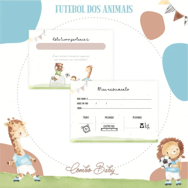 Arquivo Digital CADERNETA DE VACINA FUTEBOL DE ANIMAIS 1 - Imagem 11