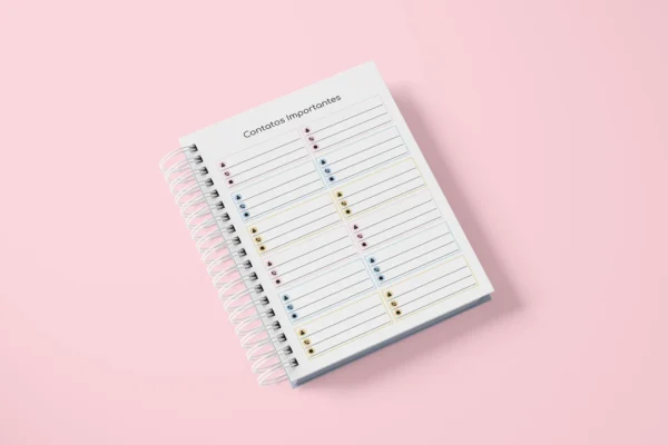 Arquivo Digital AGENDAMENTOS FLORAL COLOR 1 - 2026 - Imagem 2