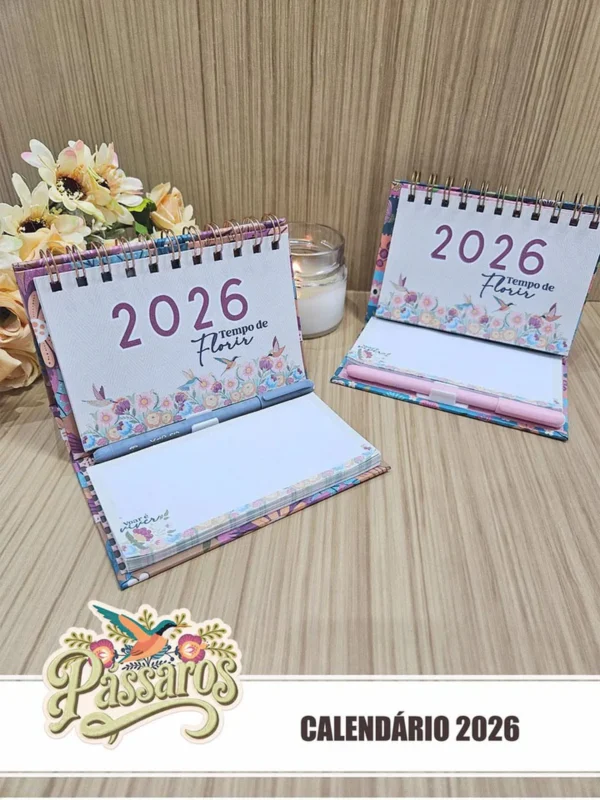 Arquivo Digital CALENDÁRIOS E BLOCOS JARDIM DOS PASSAROS 1 - 2026 - Imagem 2
