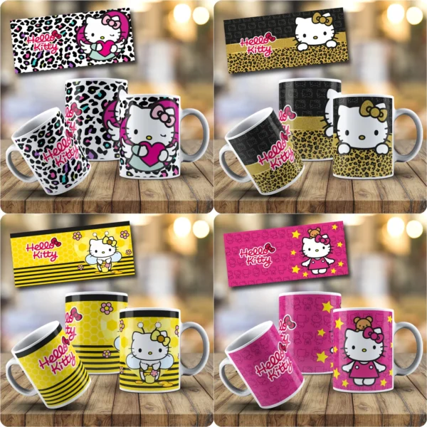 Arquivo Digital SUBLIMAÇÃO CANECAS HELLO KITTY 1 - Imagem 4