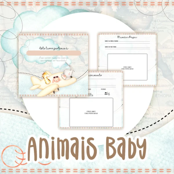 Arquivo Digital CADERNETA DE VACINA ANIMAIS BABY 2 - Imagem 4