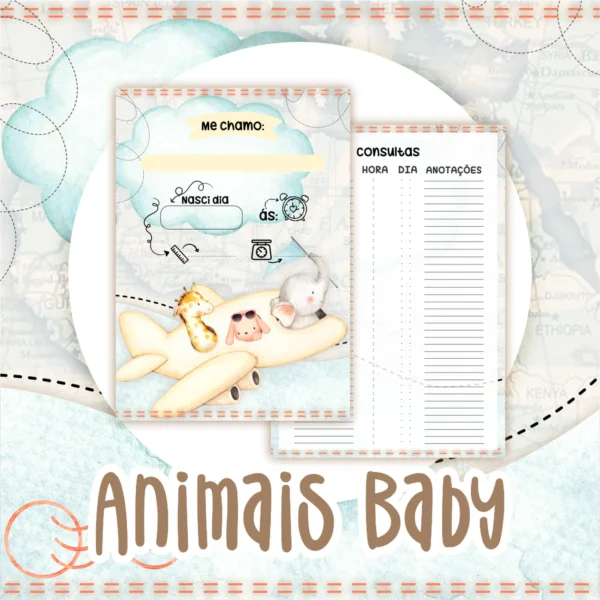 Arquivo Digital CADERNETA DE VACINA ANIMAIS BABY 2 - Imagem 5