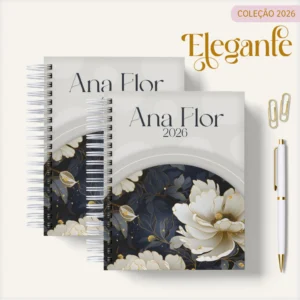 Arquivo Digital AGENDA FLORAL ELEGANTE 3 - 2026