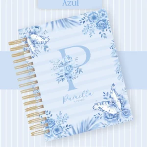 Arquivo Digital AGENDA ALFABETO BORBOLETA AZUL 1 - 2026 E PERMANENTE