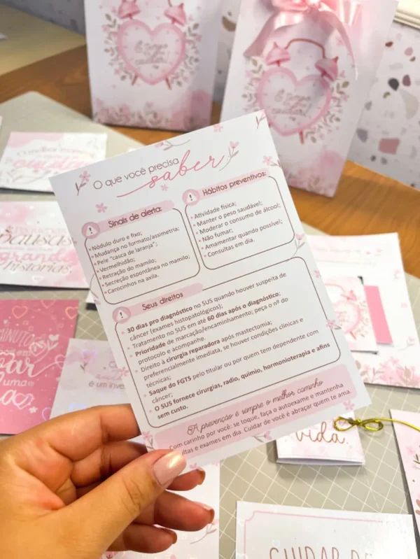 Arquivo Digital COMEMORATIVOS OUTUBRO ROSA - LEMBRANCINHAS 1