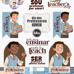 Arquivo Digital KIT ILUSTRAÇÕES DIA DOS PROFESSORES 1