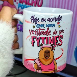 Arquivo Digital SUBLIMAÇÃO > CANECAS CAPIVARA FITNESS 1