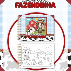 Arquivo Digital LIVRO DE COLORIR FAZENDINHA 01