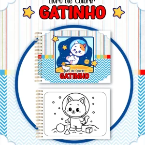 Arquivo Digital LIVRO DE COLORIR GATINHOS 03