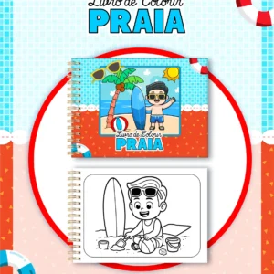 Arquivo Digital LIVRO DE COLORIR PRAIA 01