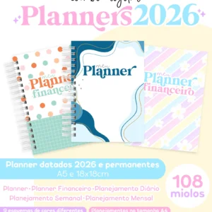 Arquivo Digital PLANNER COLORS 1 - 2026