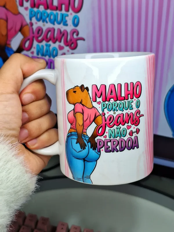 Arquivo Digital SUBLIMAÇÃO > CANECAS CAPIVARA FITNESS 1 - Imagem 5