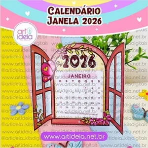 Arquivo Digital CALENDÁRIOS JANELA 01 - 2026