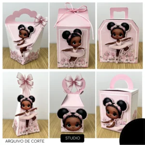 Arquivo Digital KIT FESTA BAILARINA NEGRA - 01