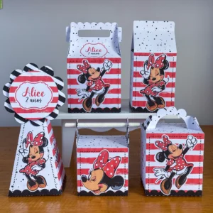Arquivo Digital KIT FESTA MINNIE VERMELHA - 01