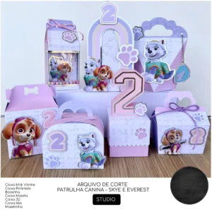 Arquivo Digital KIT FESTA PATRULHA CANINA - SKYE E EVEREST - 01
