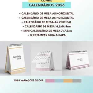 Arquivo Digital CALENDÁRIOS DE MESA COLOR 04 - 2026