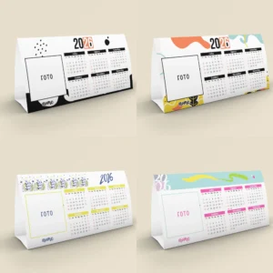 Arquivo Digital CALENDÁRIOS DE MESA COM FOTO COLOR 04 - 2026