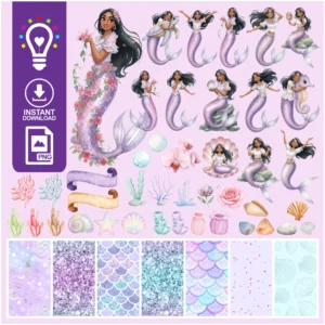 Arquivo Digital KIT ILUSTRAÇÕES ISABEL MADRIGAL SEREIA 01