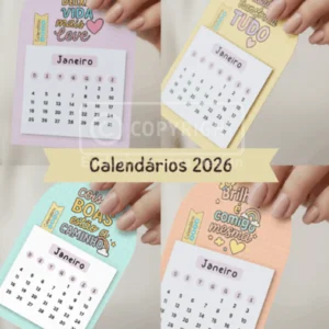 Arquivo Digital CALENDÁRIOS COLOR 06 - 2026