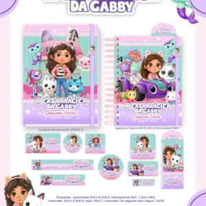 Arquivo Digital AGENDA ESCOLAR A CASA MÁGICA DA GABBY 01 - 2026 E PERMANENTE