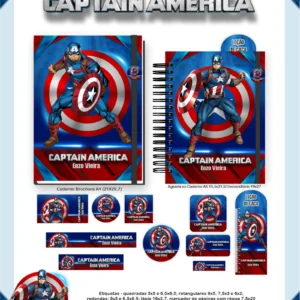 Arquivo Digital AGENDA ESCOLAR CAPITÃO AMÉRICA 01 - 2026 E PERMANENTE