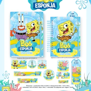 Arquivo Digital AGENDA ESCOLAR BOB ESPONJA 01 - 2026 E PERMANENTE