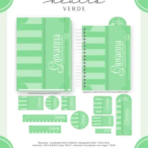 Arquivo Digital AGENDA ESCOLAR NEUTRO VERDE 01 - 2026 E PERMANENTE