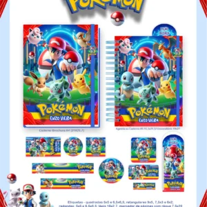 Arquivo Digital AGENDA ESCOLAR POKÉMON 01 - 2026 E PERMANENTE