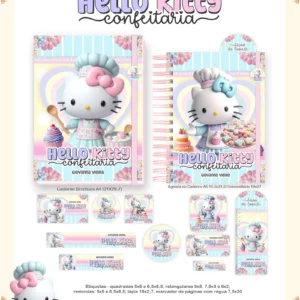 Arquivo Digital AGENDA ESCOLAR HELLO KITTY CONFEITARIA 01 - 2026 E PERMANENTE