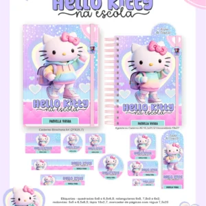 Arquivo Digital AGENDA ESCOLAR HELLO KITTY NA ESCOLA 01 - 2026 E PERMANENTE