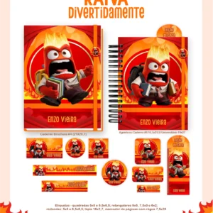 Arquivo Digital AGENDA ESCOLAR RAIVA DIVERTIDAMENTE 01 - 2026 E PERMANENTE